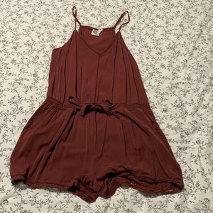 Maroon romper ❤️‍🔥